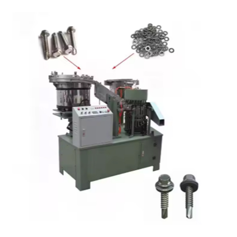 Gutxieneko garbigailua Torlojuak muntatzeko makina